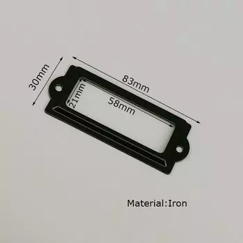 Металлическая рамка для этикеток KUNGSPHAN, 4 шт.