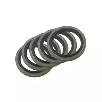 Металлическая резиновая прокладка для сливного масла 6/8/10/12/14/16 мм, подходит для M6/M8/M10/M12/M14/M16 комбинированная моечная машина, уплотнительное кольцо