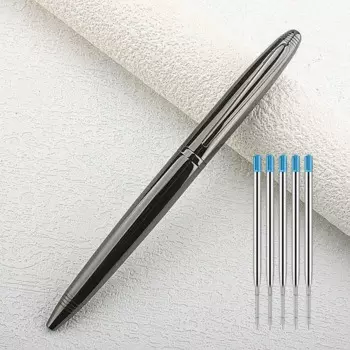 Металлическая шариковая ручка MONTE MOUNT серого цвета