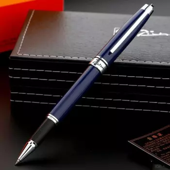Металлическая шариковая ручка Pimio 912, черная классическая шариковая ручка с наконечником 0,5 мм для бизнеса, роскошная элегантная ручка для письма, подарок для студентов, ручка для подписи