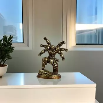 Металлическая статуэтка Асура шестирукий
