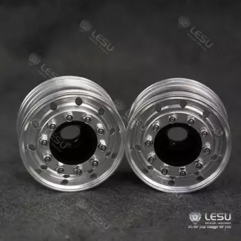 Металлическая ступица переднего колеса LESU с подшипником для 1/14 Tamiyay RC тягача с дистанционным управлением самосвал прицепа Th16391