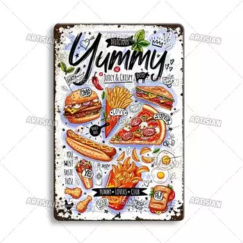 Металлическая табличка ARTISIAN еда