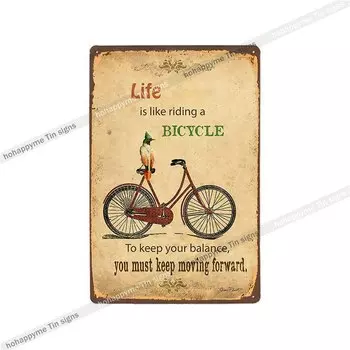 Металлическая табличка hohappyme 20х30 см