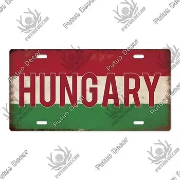 Металлическая табличка Putuo Decor