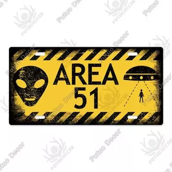 Металлическая табличка Putuo Decor