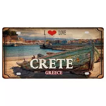 Металлическая табличка Santorini YZFQ