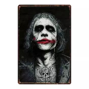 Металлическая табличка YZFQ Сахарный череп