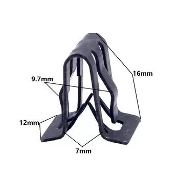 Металлическая U-образная центральная консоль для автомобиля, 20 шт., панель инструмента, навигация, звуковая отделка, панель, CD, DVD-плеер, железный зажим