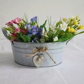 Металлическая ваза OOTDTY