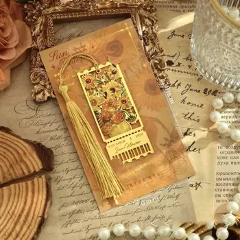 Металлическая винтажная закладка JESJELIU