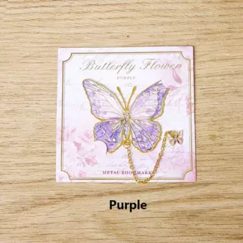 Металлическая закладка-бабочка MOONBIFFY