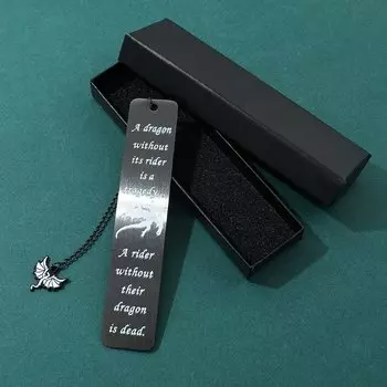 Металлическая закладка "Четтирикрылатый дракон-облако" MINISO