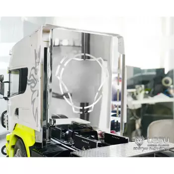 Металлическая защитная доска LESU CAB для 1/14 Tamiyaya RC, модель грузовика-трактора, модель автомобиля, тукан, радиоуправляемое хобби, игрушка «сделай сам», запасная часть TH04767