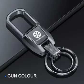 Металлические автомобильные аксессуары, брелок для ключей, брелок для ключей, украшение для VW Volkswagen Golf Polo Passat Touran Jetta, автостайлинг