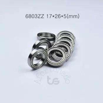 6803ZZ 10шт 17*26*5(мм) хромированная сталь металлические герметичные подшипники