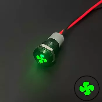 Металлические индикаторы FENGYIELE 8/12/14 мм 12-24В