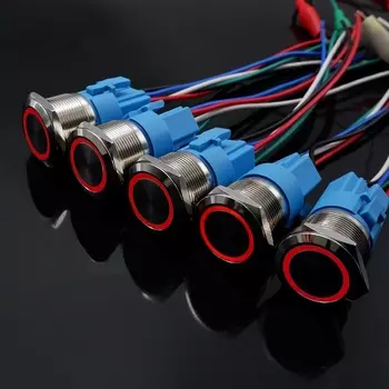 Металлические кнопки переключатели PRONCH 5 шт.