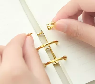 Металлические кольца для блокнота HEYEJET Loose Leaf Binder Ring 2 шт.