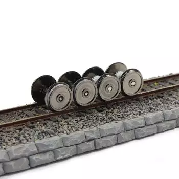 Металлические колеса Evemodel HP0287 для моделей поездов HO Scale 1:87