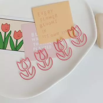 Металлические красные цветочные зажимы ALLTU