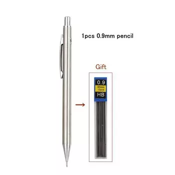 Металлические механические карандаши Kissbuty 0.3 0.5 0.7 0.9 1.3 2.0 мм