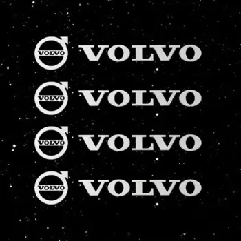 Металлические наклейки для стайлинга автомобиля Volvo XC90 V90 V60 XC60 V40 S80 S60 S90 C40 XC40 V70 XC70 C30 C70, 4 шт.