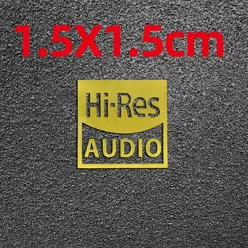 Металлические наклейки ZHOUYAN Hi-res AUDIO