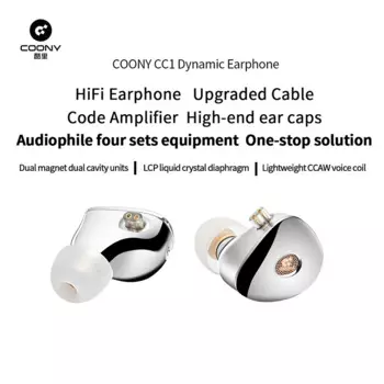 Металлические наушники-вкладыши COONY CC1, проводные наушники Hi-Fi с разъемом Type-c, 2 разъема, 2023