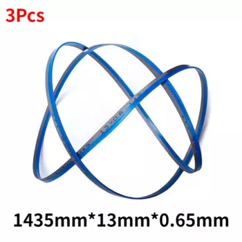 Металлические полотна ленточной пилы M42 56-1/2 дюйма X 1/2 дюйма X 14tpi, биметаллические полотна M42 для металла 1435 мм * 13 мм * 0,65 мм, 3 шт.