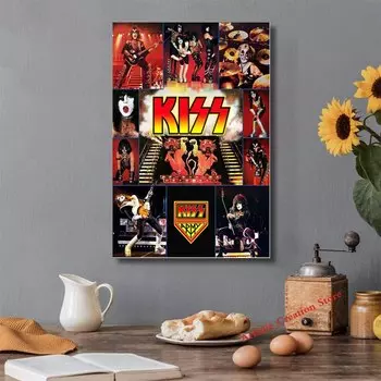 Металлические постеры Kiss
