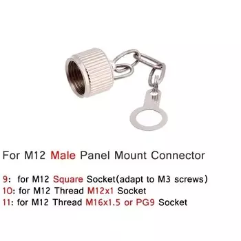 Металлические пылезащитные колпачки IP67