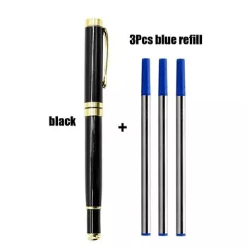 Металлические шариковые ручки WZWCFO 1+3 шт.