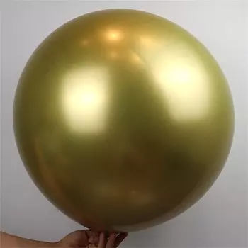 36/18 дюймов хромированный золотой металлический шар металлик золото серебро розовое золото большие воздушные шары для дня рождения, свадьбы, детского душа, вечеринки, декабрь