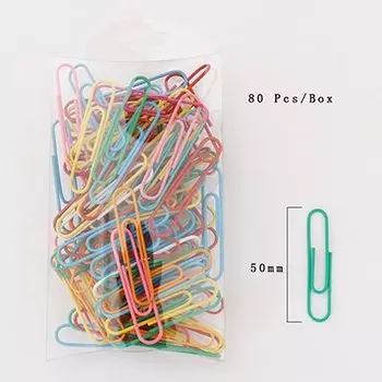 Металлические скрепки TUTU 80 шт.