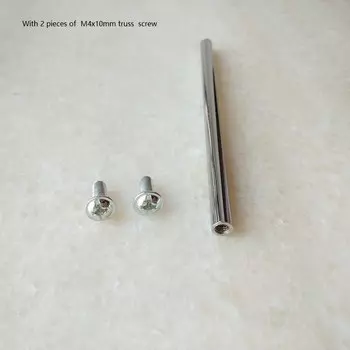 Металлические соединительные трубки JIAKMJ M4 хром 2 шт.