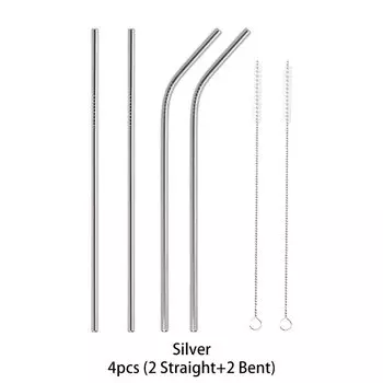 Металлические соломинки FAIS DU из нержавеющей стали
