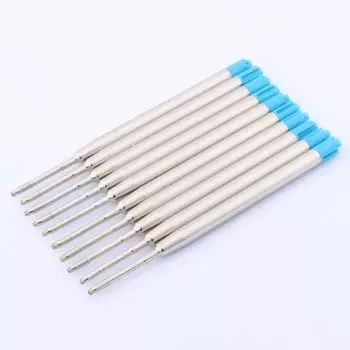 Металлические стержни для шариковых ручек Jinhao 424, синие, 0,7 мм, набор из 10 штук