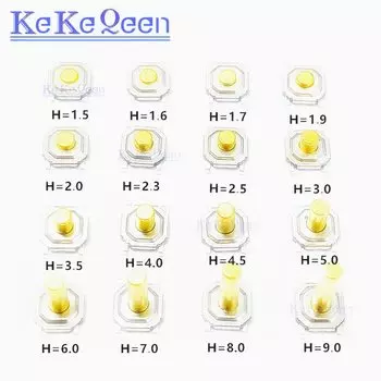 Металлические тактные кнопки KeKeQeen 50-100 шт