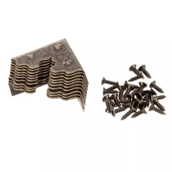 Металлические угловые защитные накладки для мебели bowarepro 10 шт.