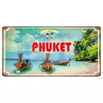 Металлические винтажные знаки YZFQ