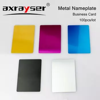 Металлические визитные карточки axrayser Metal Nameplate 5 цветов