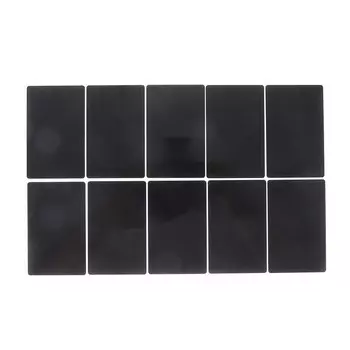 Металлические визитные карточки SDJZT, 10 шт., алюминиевый сплав