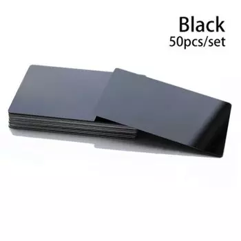 Металлические визитные карточки XMSJ 50 шт.