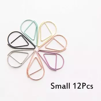 12 шт./упаковка, закладка для бумаги, 6 цветов