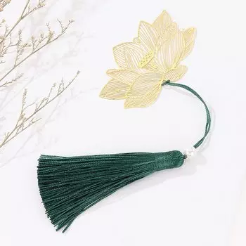 Металлические закладки MOONBIFFY золотого цвета