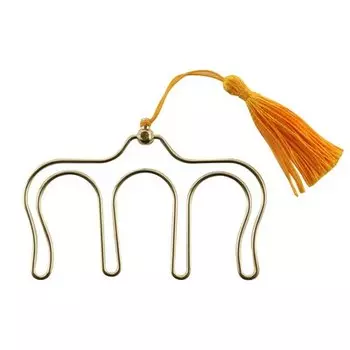 Металлические закладки TUTU, розовое золото, 2 шт