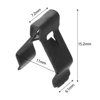 Металлические заклепки, универсальные заклепки для приборной панели автомобиля, CD-панель, фиксаторы, 4 размера, универсальные заклепки для CD-панели, зажимы для радиостанций, пряжка, 20 шт.