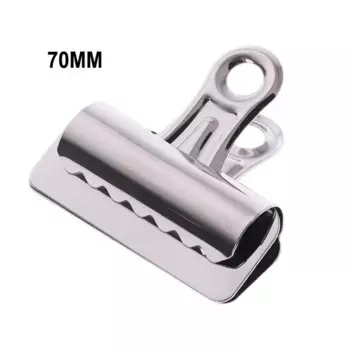 Металлические зажимы Bulldog серебристые