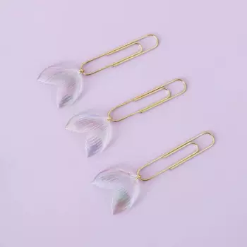 Металлические зажимы для бумаги TUTU 3 шт.